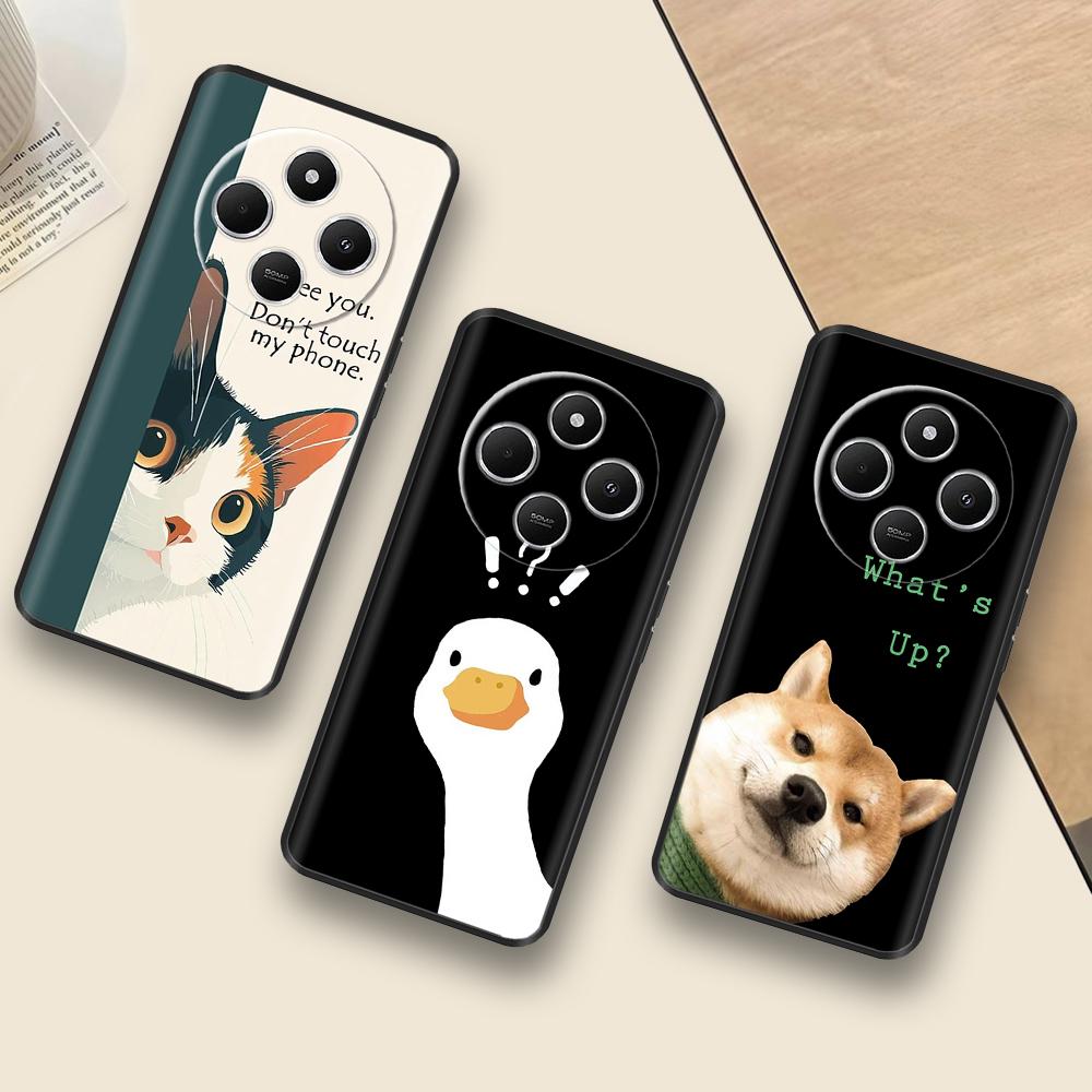Чехол для Xiaomi Redmi 14C Милый Расписной Мягкий Силиконовый Задняя Крышка Телефона Для Redmi 14C 4G Redmi14C 14 C Защитный Чехол Сумки Чехлы