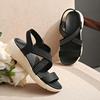New Platform Sandals Summer Fashion Platform Casual Beach Sandals with Diamond Soft Sole  Shoes Versatile