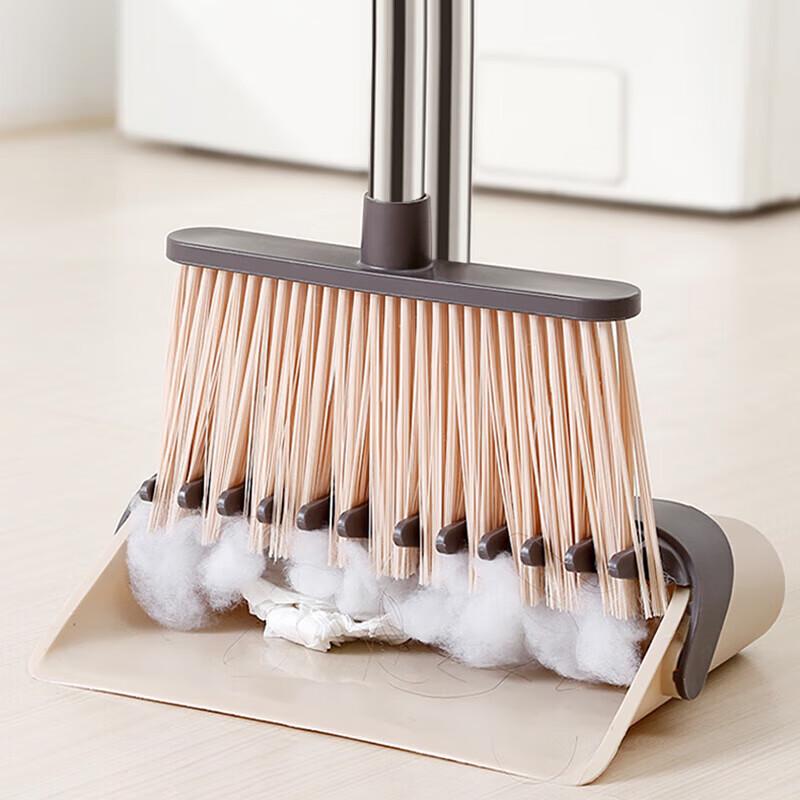 OKwife Foldable Broom and Dustpan Set