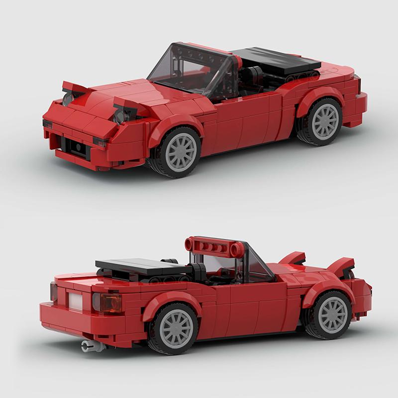 MOC Racing Sports Car Vehicle City Speed Champion Racer Technique Building Blocks Brick Set Supercar Kids Toys Boys Gifts NSX