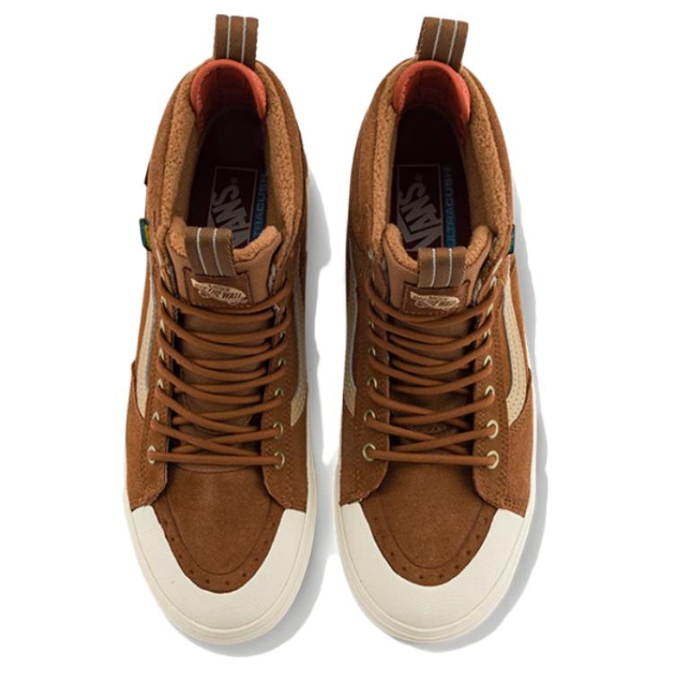 Vans MTE Sk8-Hi Удобные Универсальные Высокие Походные Ботинки Унисекс Походные Ботинки Коричневый VN000CVTBRO