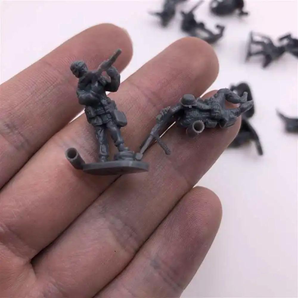 1:72 4D Сборная Модель Солдата Пластиковая Маленький Солдат Разные Формы Песочный Стол Модель Игрушка