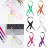 1Pcs Thicken Name Tag Fashion Badge Holder Lanyard Hanging Rope ID Card Holder Neck Strap Lanyards