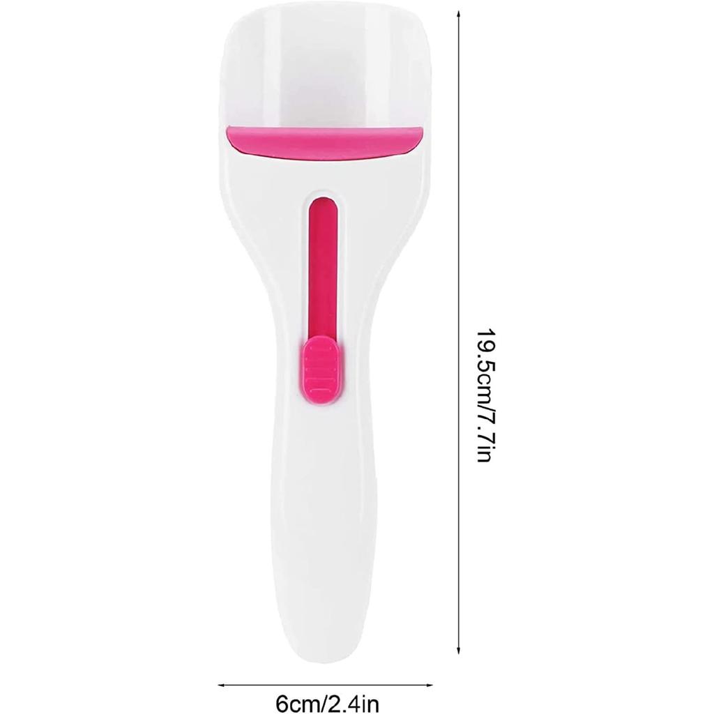 2 pcs Cake Flour Paste Distribution Scoop,Scoop Silicone Plunger Measures Cupcakes,One-Touch Sliding Button Dispenses Batter DIY Kitchen Baking Tools