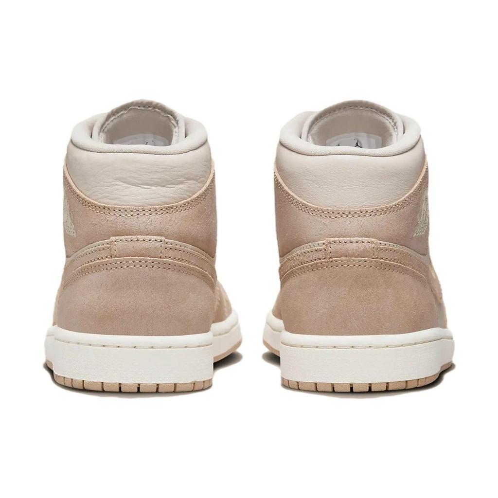 Air Jordan 1 Mid SE Legend Светло-коричневые женские кроссовки Sail Legend-Medium-Brown FJ3448-200
