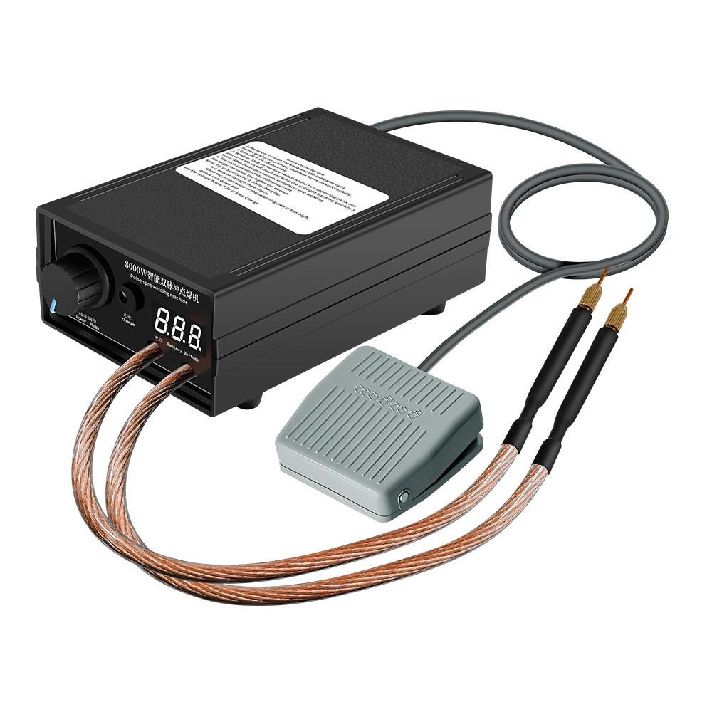 Ручной точечный сварочный аппарат DIY Автомат Сварка аккумуляторных блоков 18650 8000 Вт Портативный аппарат для точечной сварки Ручка Для никелевой полосы 0,15 мм