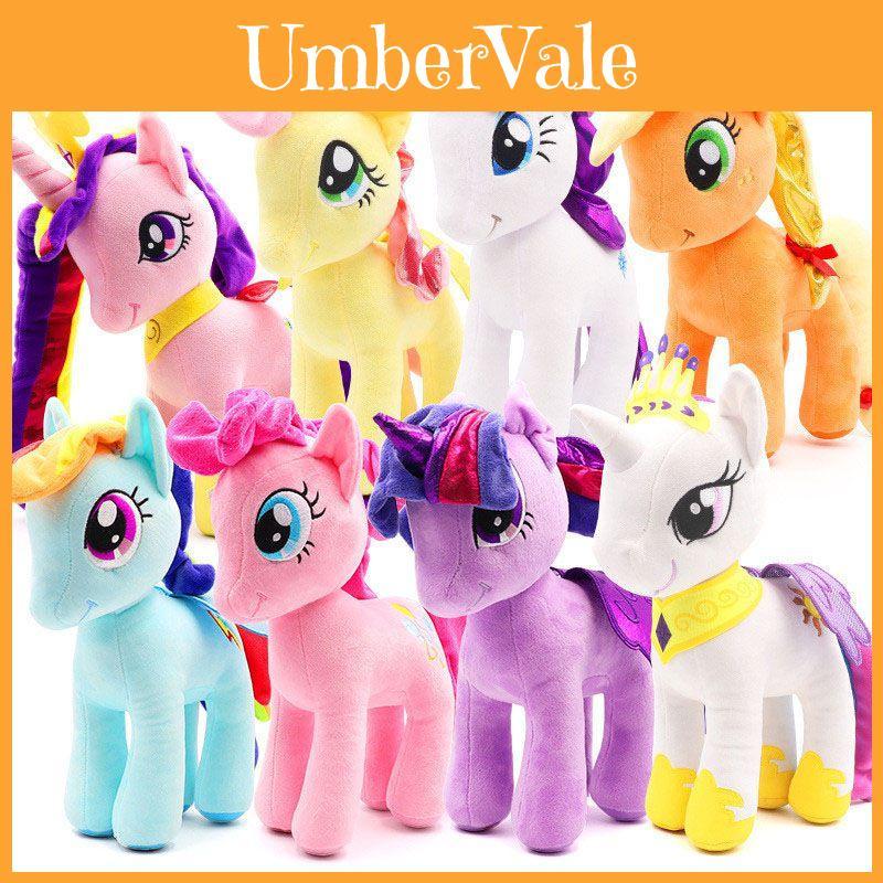 High-quality My Little Pony Plush Toy Twilight Sparkle Pinkie Pie Comfortable Dolls