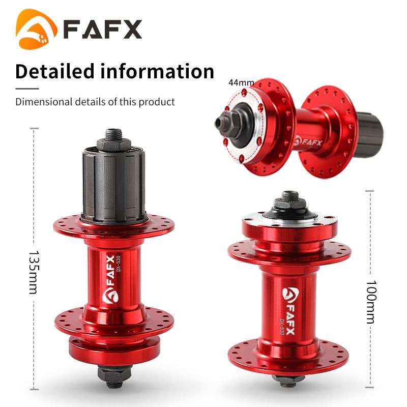 FAFX Велосипедные втулки для MTB 32/36 отверстий, на промышленных подшипниках, совместимы с кассетами 7/8/9/10/11 скоростей, под дисковый тормоз, алюминиевые, запчасти для велосипеда