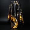 90*90cm Square Silk Scarf Women Shawl Print Satin Hijab Female Luxury Brand Square Lady Muffler Coverchief Bandanna Pareo Girl
