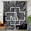 Modern Living Room Curtains for Camera Rock-rammsteines Shades Blackout Curtain Tulle for Bedroom Partition Halloween Decoration
