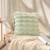 Nordic Cross-Border Bubble Rabbit Fur Plush Cushion Cover - Autumn/Winter Sofa & Bedroom Pillow