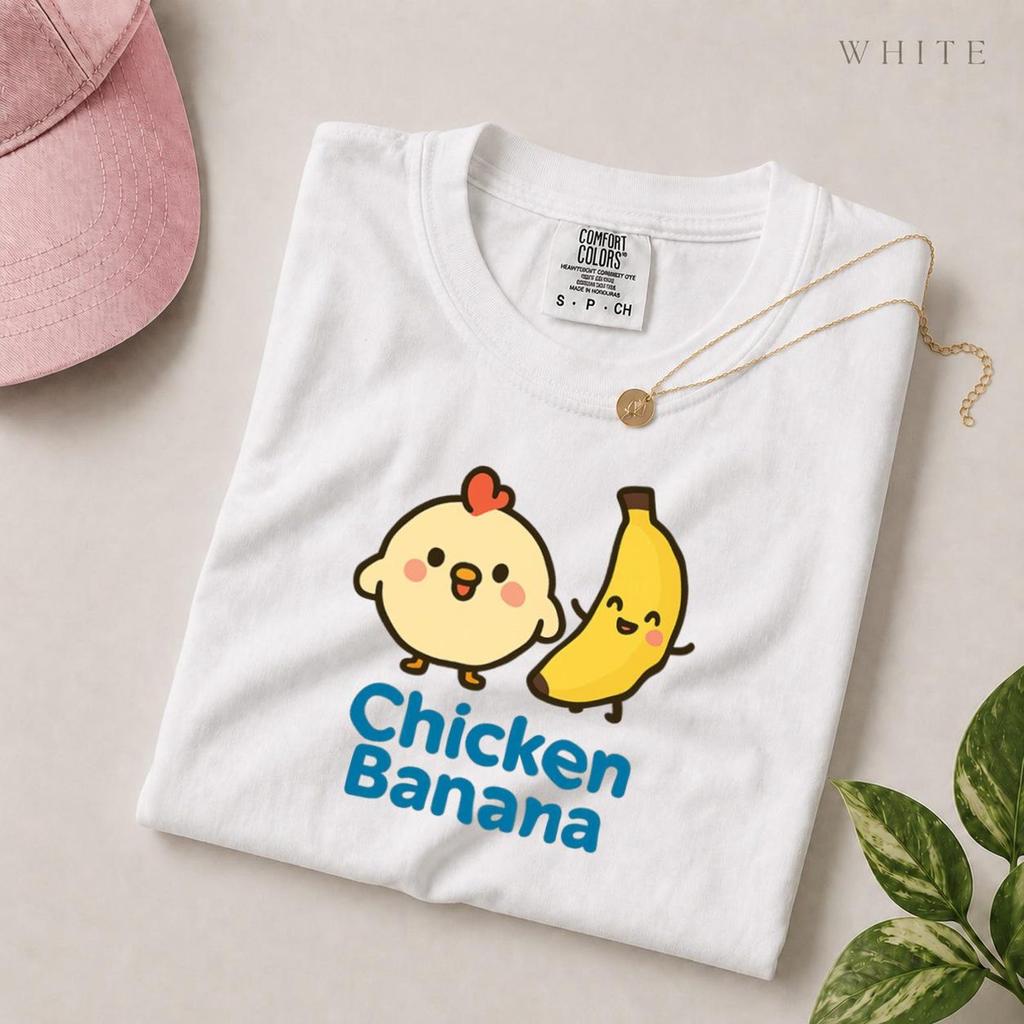 Chicken Banana Comfort Colors Tshirt, Banana Tshirt, Gift For Friends, Banana Chicken Funny Shirt, Gift For Him, Chicken Shirt, Banana Shirt