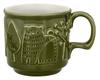 Decor Corporation FIKA Relief Mug BEAR Size: Approx. W8.6 D12.2 H8.5 MG-86508