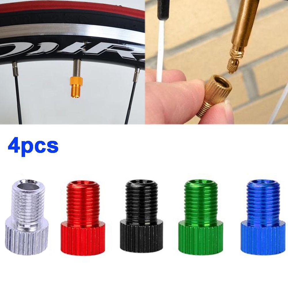 Inflating Tools Gas Tube Bicycle Parts Valves Presta To Schrader Valve Adapter Air Pump Converter