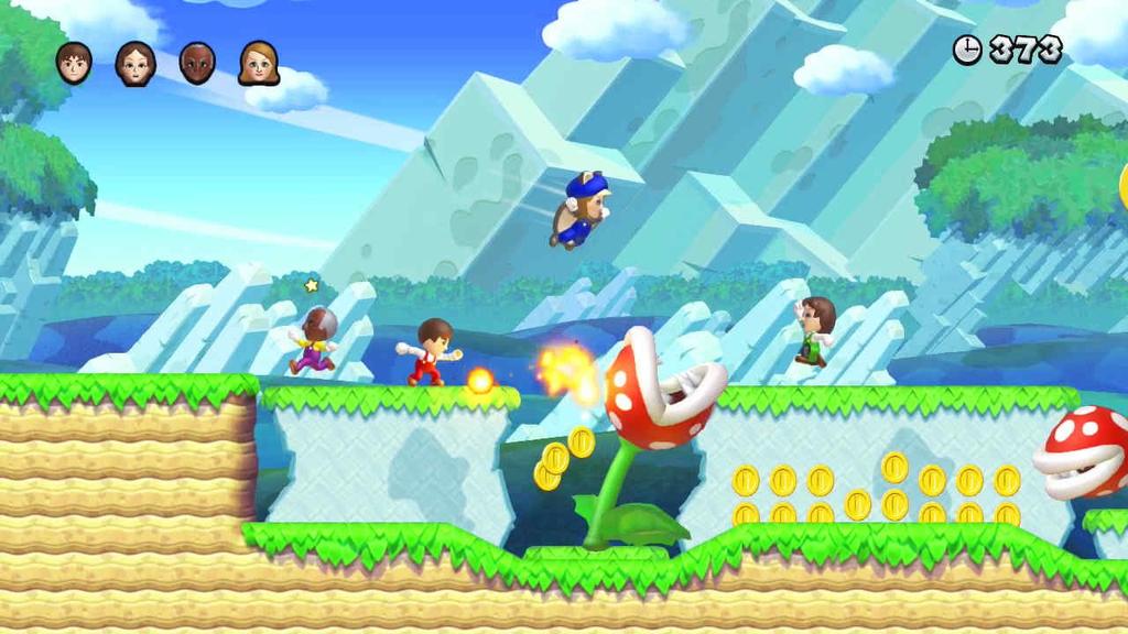 Новая игра Super Mario U Bros.