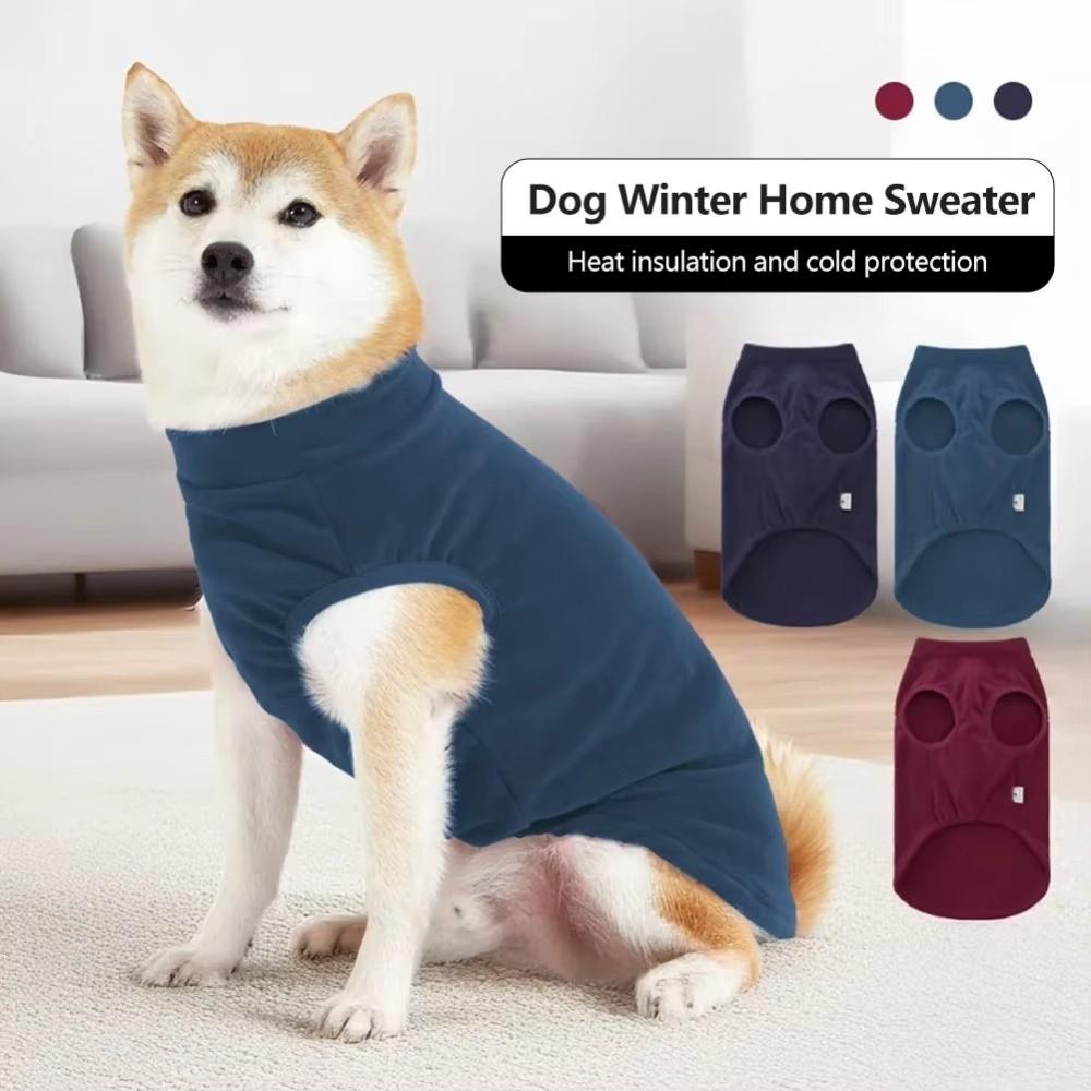 Stretchy Pullover Pet Calming Clothes Fleece Dog Pajamas Lightweight Dog Sweater Vest  Home Indoor