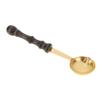 Retro Seal Wax Furnace Stove Pot Anti-Hot Wood Handle Sealings Wax Spoon For Wax Sealing Decorative Wax Stamp Stick Craft Gift