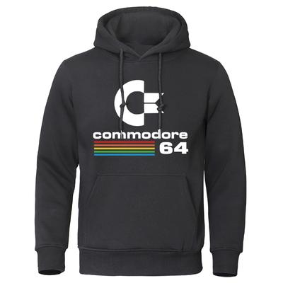 Удобный мужской спортивный костюм осень-зима толстовка с капюшоном Commodore 64 Cool Clothing Длинные рукава толстовки