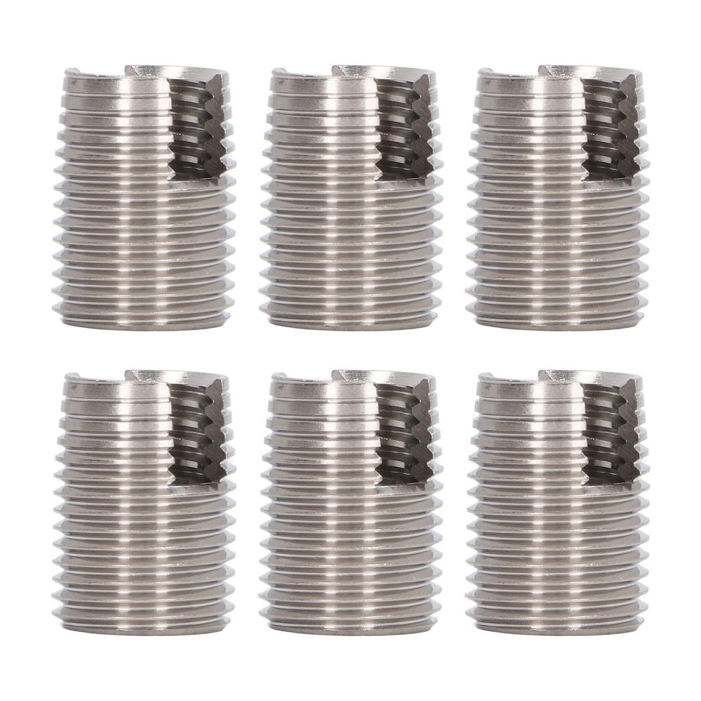 20 шт. шлицевых самонарезающих резьбовых вставок из нержавеющей стали M16 X 1.5 22 мм резьбовая вставка для