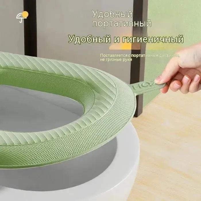 Водонепроницаемая подушка для сиденья унитаза из ЭВА, универсальная, для всех сезонов, летом, для домашнего использования, накладка на сиденье унитаза, клейкая, моющаяся
