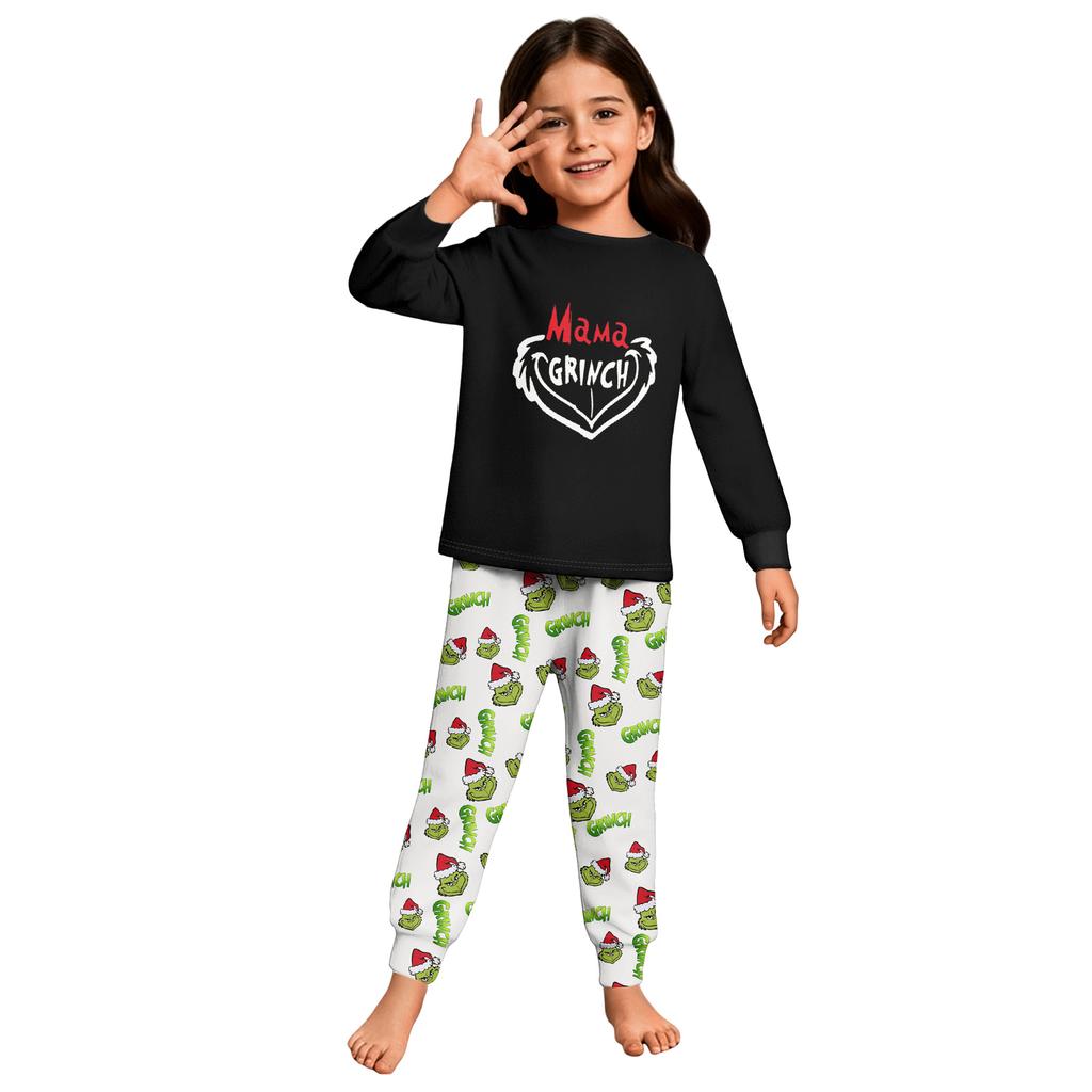 Children's Boys And Girls Thin Two-piece Long-sleeved Pants Two-piece