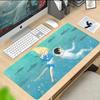 Funny Weird Anime AArakawa Under The Bridge Mouse Pad Thick Stitched Edge Gaming Mousepad Large NonSlip Desk Mat