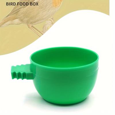 Круглая миска для воды для птиц, Коробка для корма для птиц, Миска для корма, Чашка для корма, Кормушка, Резервуар для корма, Клетка для птиц, Универсальная проволочная клетка, Кормушка, Принадлежности для птиц, Посуда для птиц