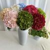 Brushed Cloth Artificial Hydrangea Flower 58CM Bridal Hydrangea Bouquet  for Home Party Wedding