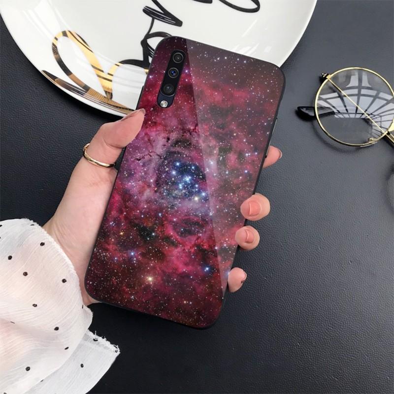 Чехол для телефона Sky Star Universe Plane для Samung A32 A51 A52 ПРИМЕЧАНИЕ 10 20 S10 S20 S21 S22 Pro, ультра черный стеклянный чехол для телефона из поликарбоната