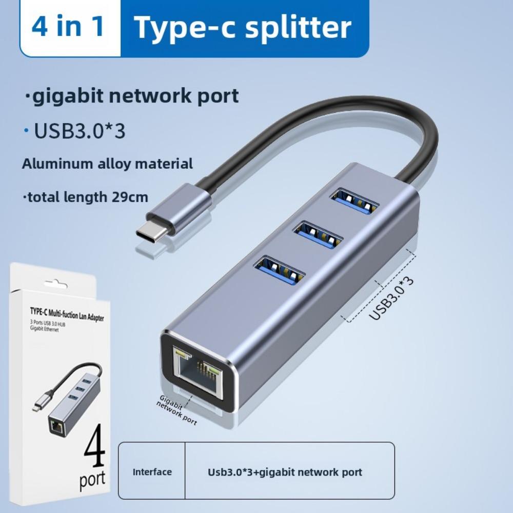 USB Gigabit Ethernet адаптер Plug and Play 3 0 в RJ45 конвертер для ноутбука телефона ТВ-приставки проводная сетевая карта