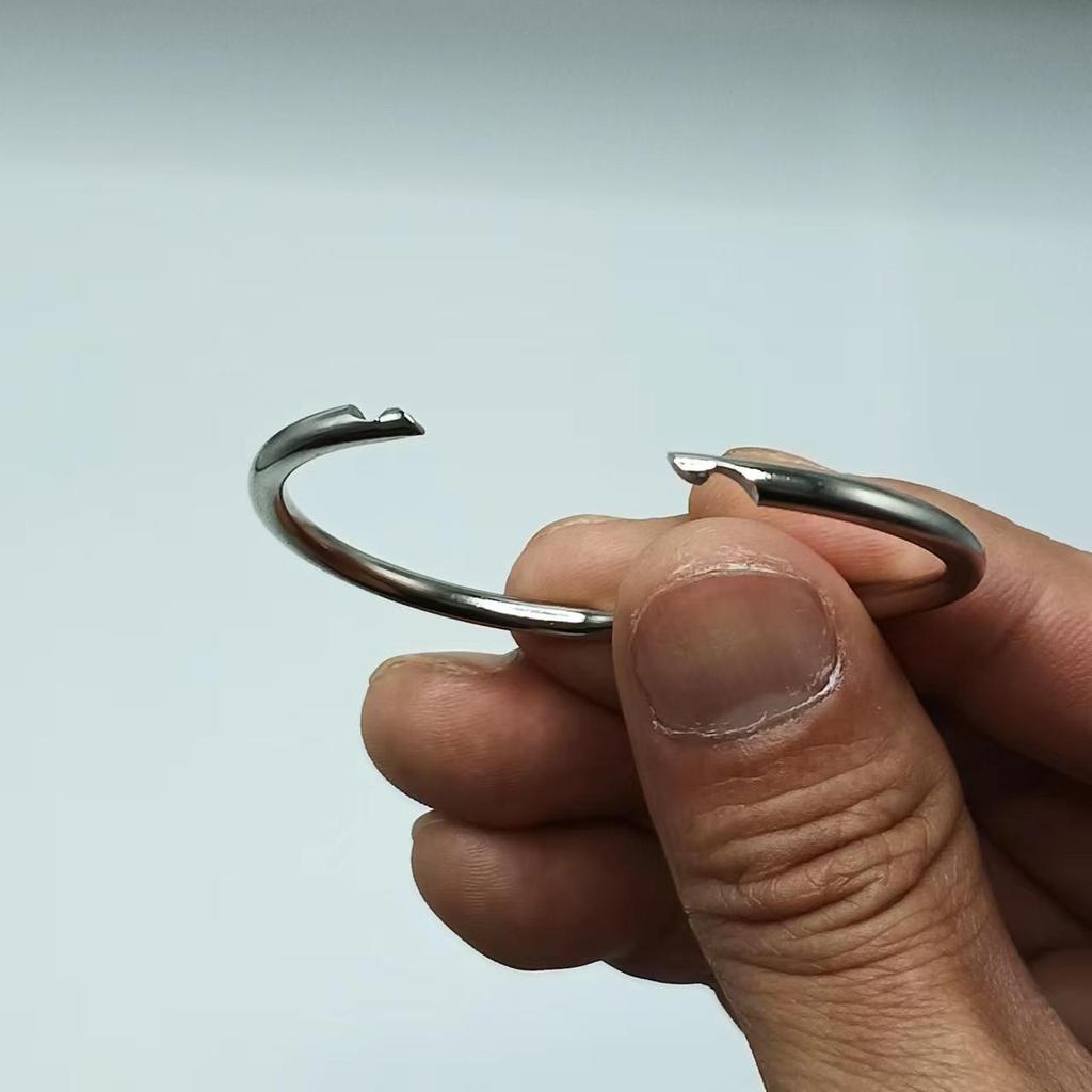 Металлический скоросшиватель на кольцах и кольца для ключей для DIY аксессуаров