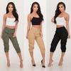 Women's Loose-fitting Pants, Capri Pants, Paper Bag, High-waisted Pencil-cut Pants