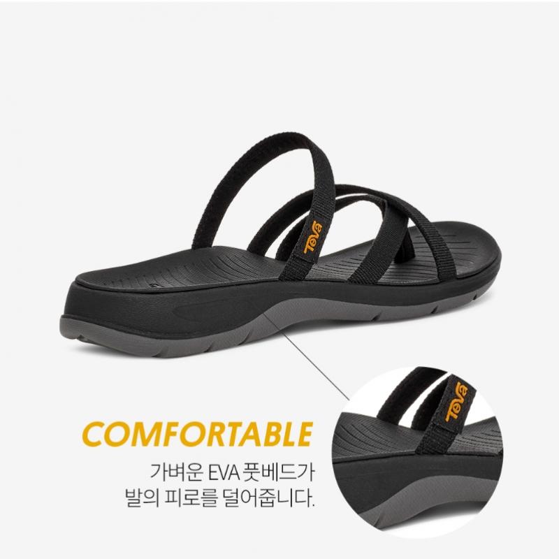 Teva Women S Traveler Flip Flop Stvf2619490 Blk