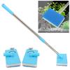 Telescopic Sponge Cleaning Brush Double-Sided Fish Tank Cleaning Brush  For Aquarium