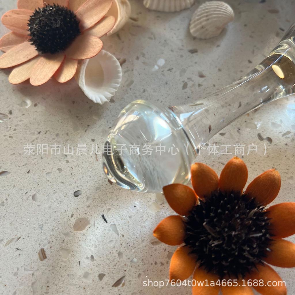 Стеклянный анальный инструмент из высокоборосиликатного стекла для женщин