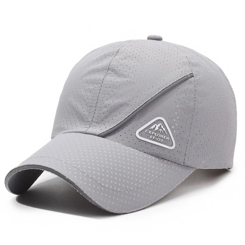 Summer Quick-Drying Sun Hat Men's Breathable Cap Multifunctional Reflective Strip Thin Baseball Cap