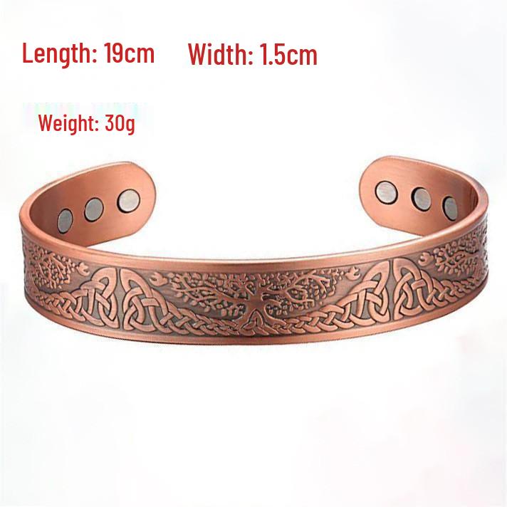 Мужской винтажный браслет из магнитного сплава в европейском и американском стиле