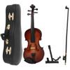 Wooden Miniature Violin Model Mini Musical Instrument Model Ornaments With Gift Box