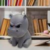 Фигурки гиппопотамов с градиентной расцветкой, напечатанные на 3D-принтере, Гибкий злой маленький гиппопотам, Домашнее украшение
