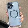Luxury Transparent Magsafe Wireless Charging Phone Case For iPhone 15 14 13 12 11 Pro Max Plus Magnetic Bumper Silicone Cover
