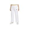 Sportswear Club Fleece Solid Color Drawstring Wide Leg Sweatpants Women Bottoms White FB2728-100
