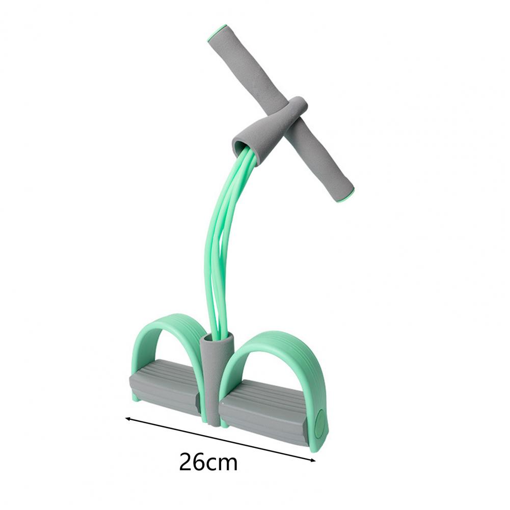 4-трубчатые ленты сопротивления тяга троса Sit Up Педаль Тренажер Помощник Эспандер Йога Домашний фитнес Gum Bands