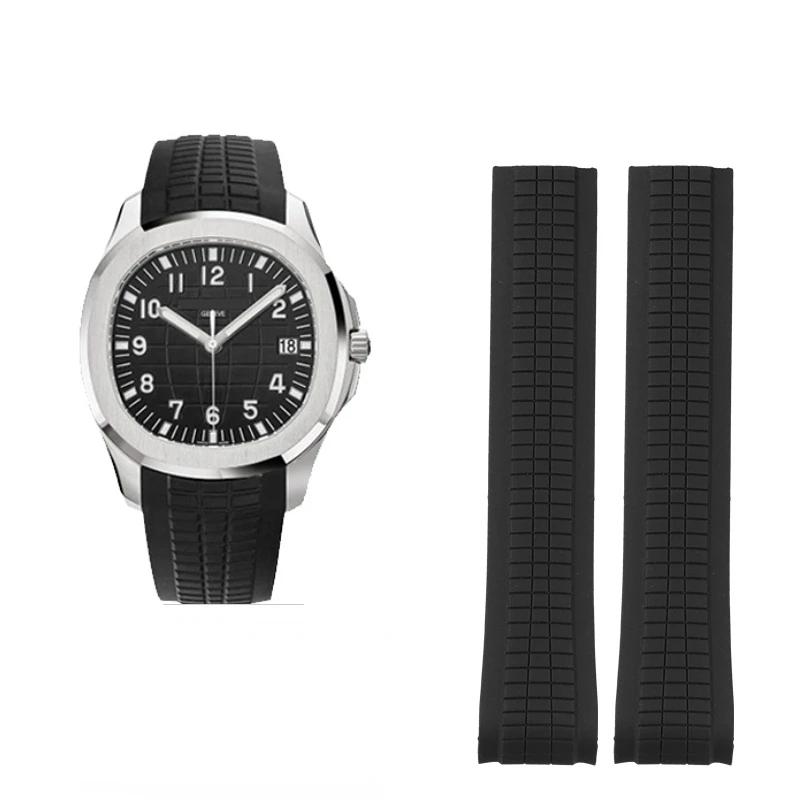 Классический каучуковый ремешок PP для Patek Philippe Grenade AQUANAUT Series 5167A/5168G, аксессуары для часов, 19 мм, 21 мм