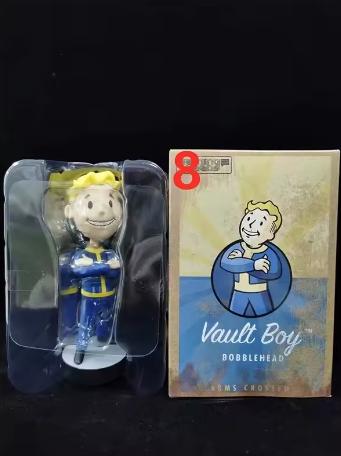 Милый Бобовая Голова Vault Boy Полный Набор Аниме Фигурка Действия Игрушки Статуя Коллекция Модель Кукла Настольное Украшение Дисплей Игрушки Подарки