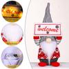 Christmas Gnome Decoration Xmas Santa Ornament Swedish Face Figurines