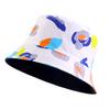 New graffiti basin hat summer visor hat outdoor climbing hat bucket hat double-sided can be worn JDPM-E