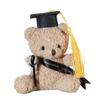 Stuffed Bear Toy for University Graduation Party Cute Bear Graduation Bear Stuffed Bear Bachelors Party Souvenir Wine Red