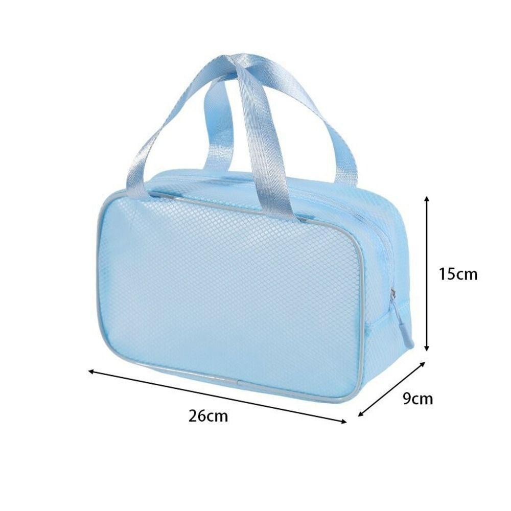 Large Capacity Mesh Makeup Bag Zipper Toiletry Kit Bag New Make Up Organizer Case Travel