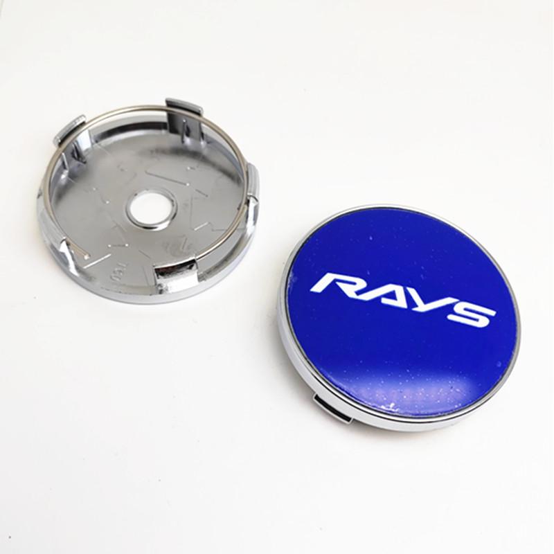 4pcs 60mm Rays Wheel Center Hub Cap Car Rims Dust-proof Cover Hubcaps 56mm Emblem Auto Styling Accessories