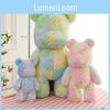 Bear Rainbow Cartoon Simulation Short Plush Filling Plush Doll Toy Decoration